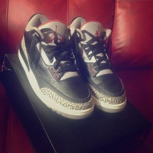 Used Jordan 3 cement